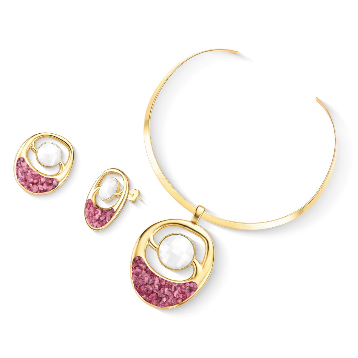Set Aro Porcelana Perla