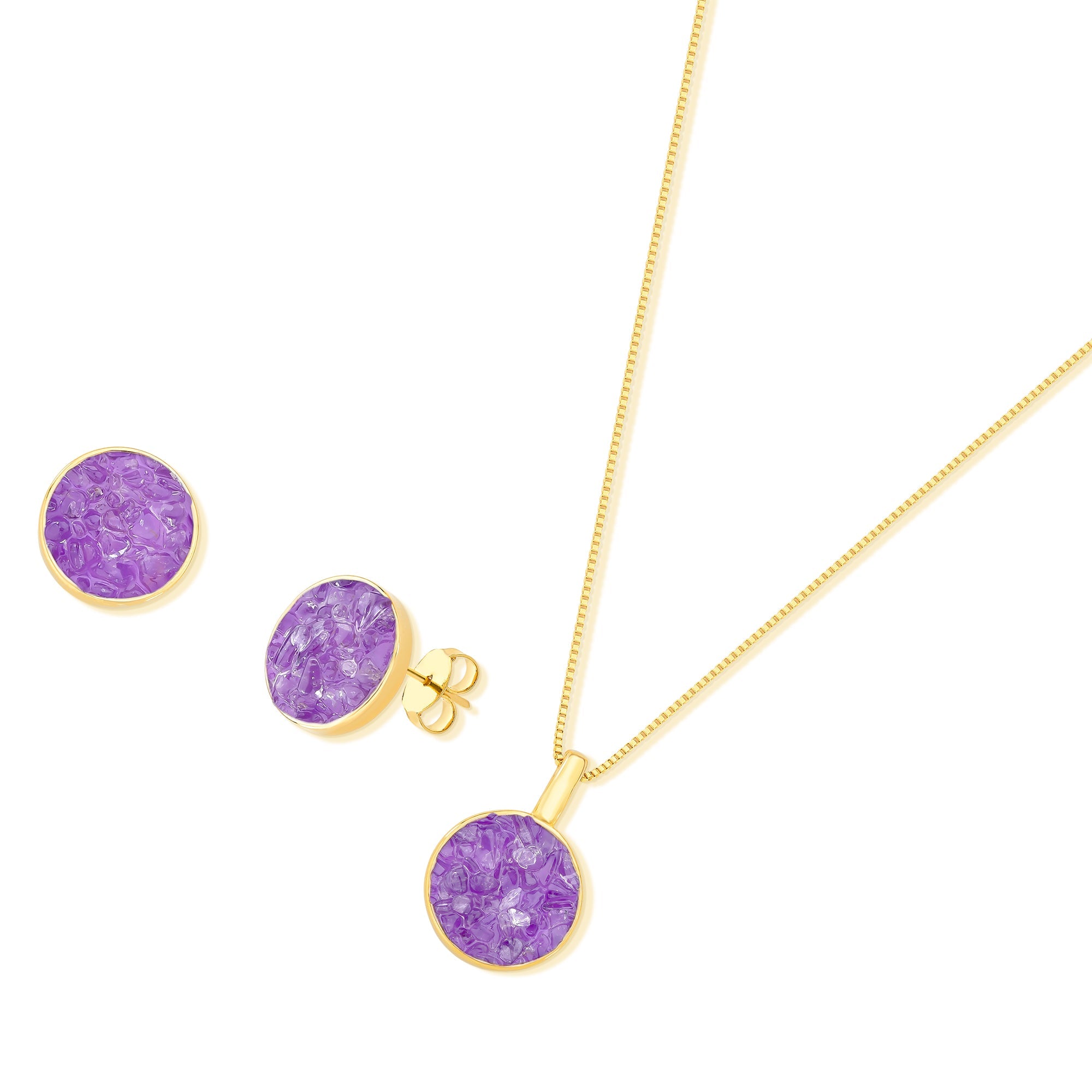 Set Circulo Piedra Natural