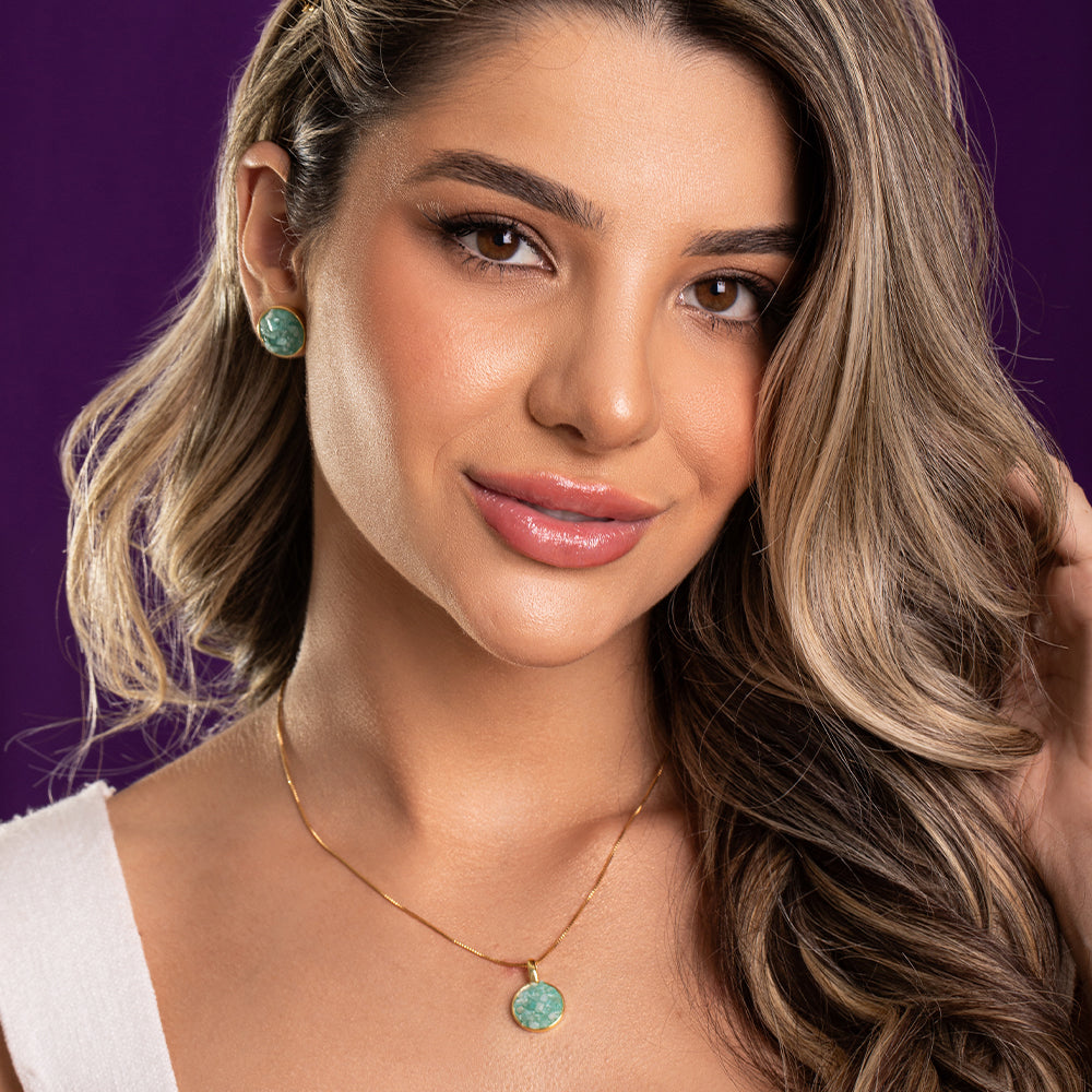 Set Circulo Piedra Natural