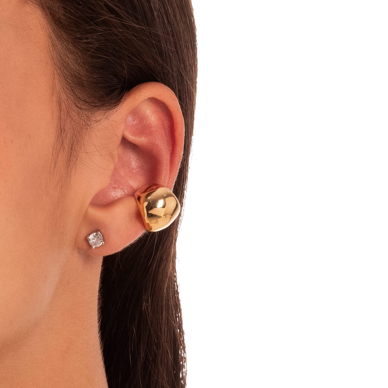 Piercing Grueso Liso oro