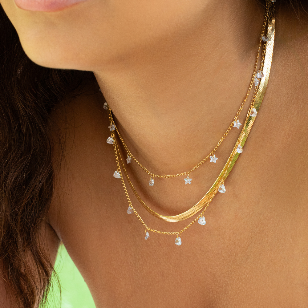Choker Estrellitas Cristal