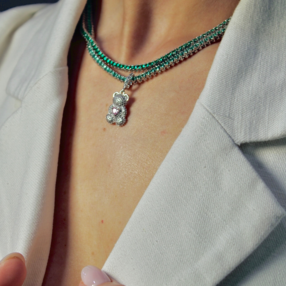 Choker Tenis Circon Colores
