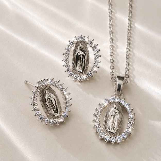 Set virgen plateada pequeña