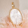 Medalla virgen mediana