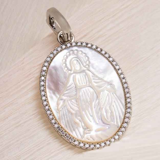 Medalla virgen mediana