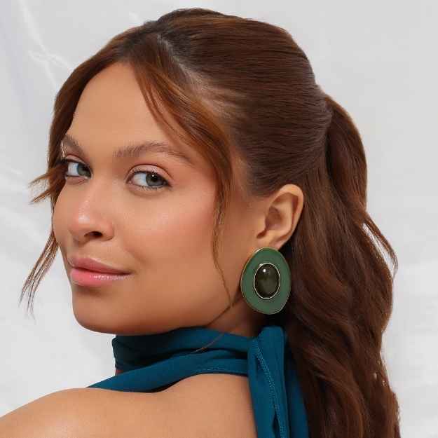 Aretes esmaltados