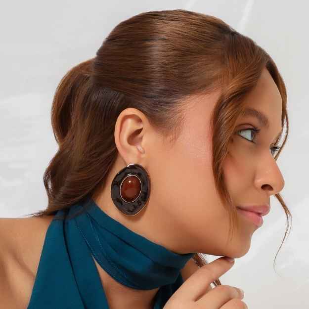 Aretes esmaltados