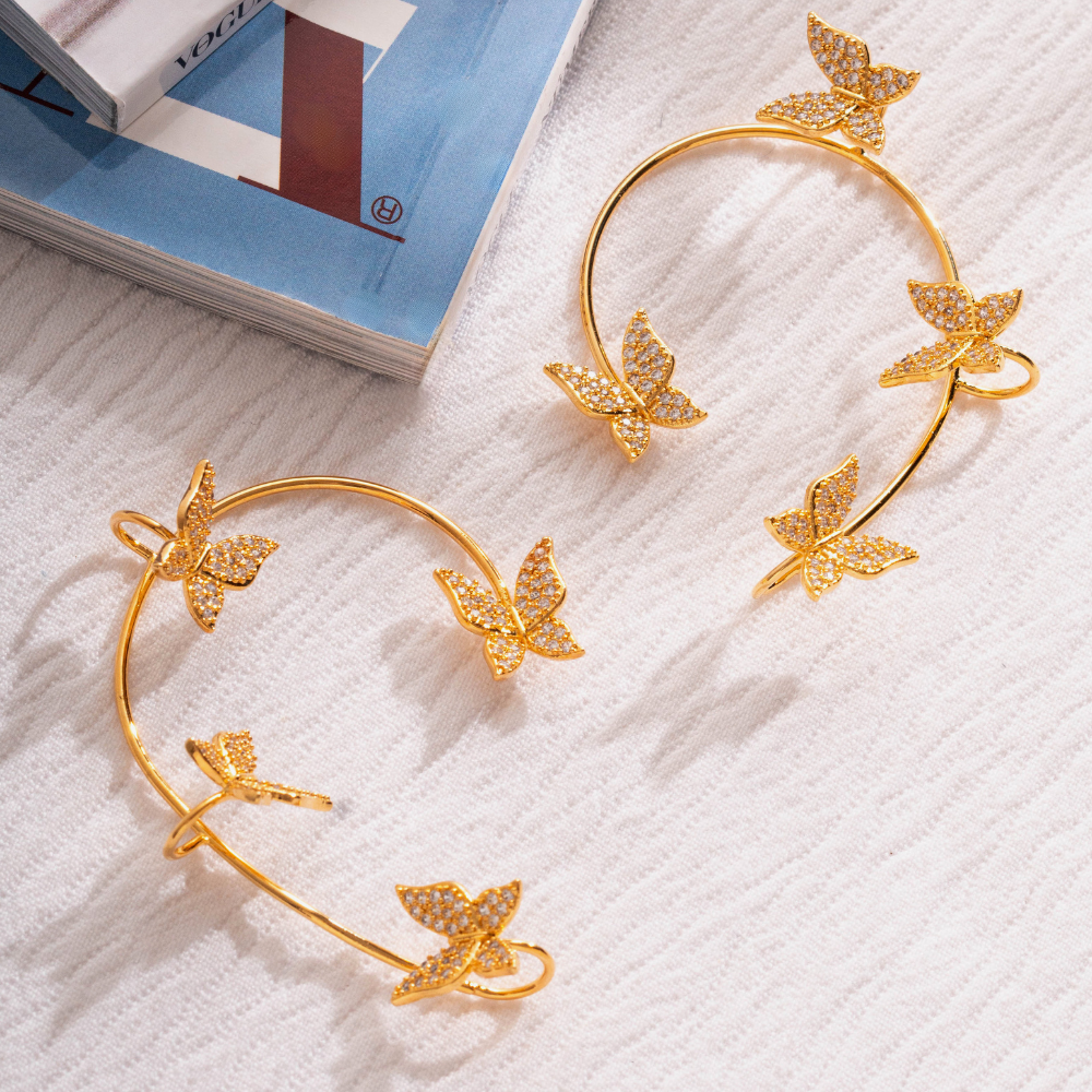 Earcuff Mariposas Microcircones