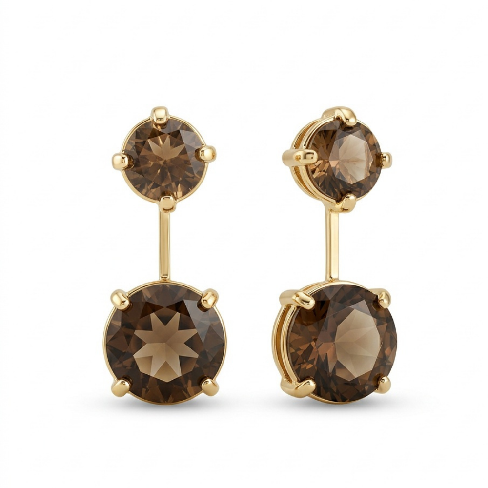 Arete Duo Circón Mocca