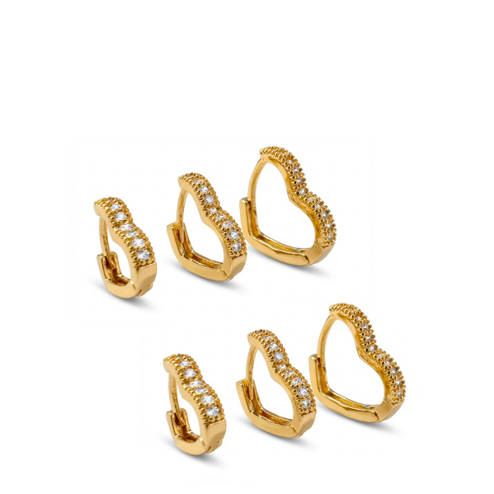 Trio Corazon Circón