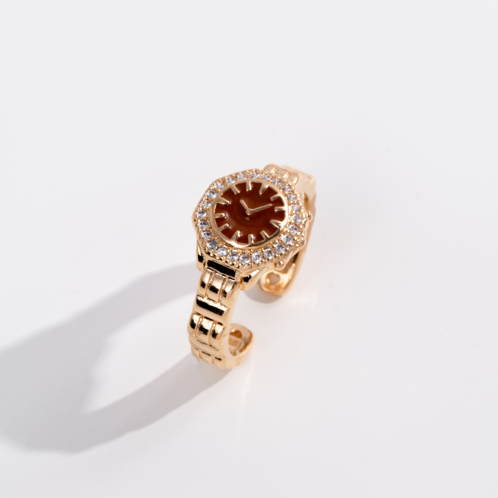 Anillo Reloj Ajustable