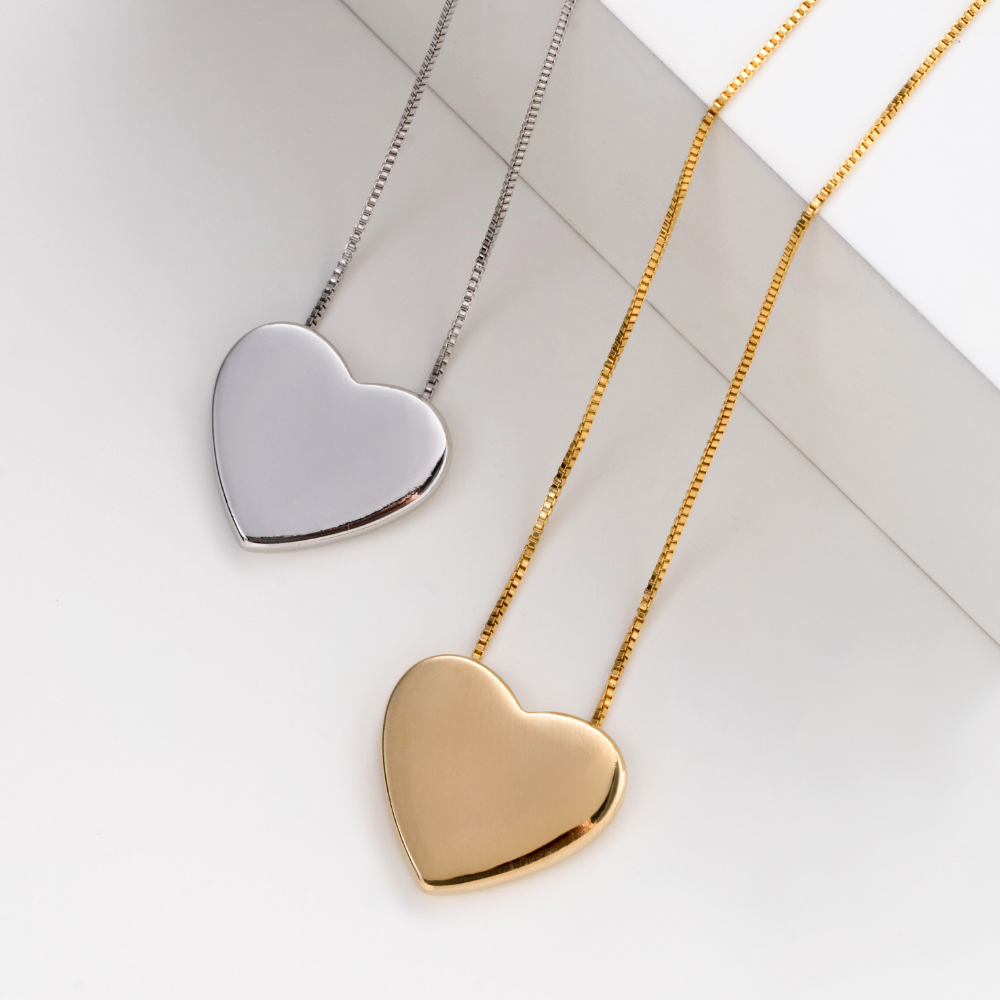 Cadena Corazón Liso