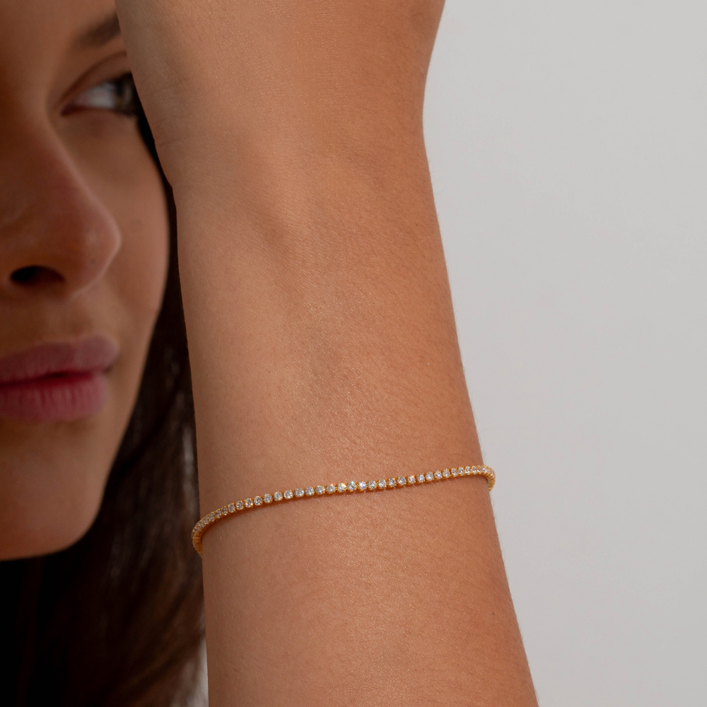 Pulsera Tennis Delgada