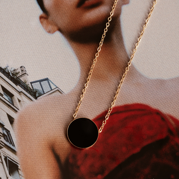 Cadena Círculo Esmaltado