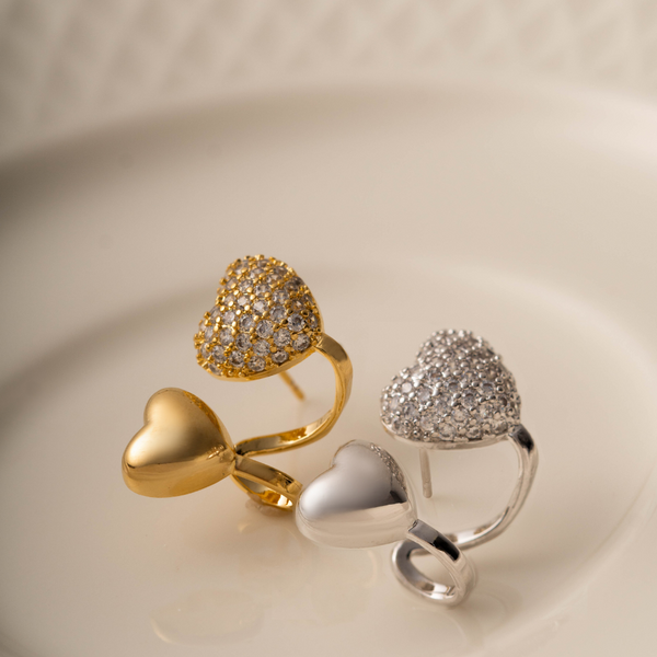 Arete Earcuff Corazón