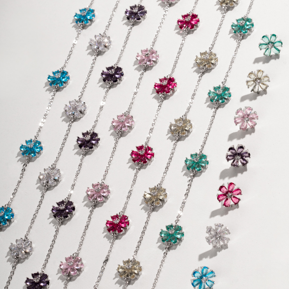 Set Flor Baguette Colores