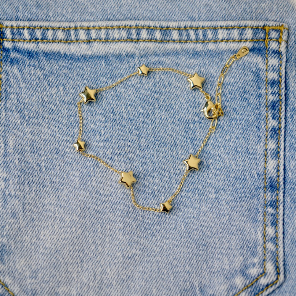 Tobillera Estrellas