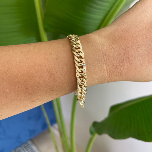 Pulsera Gruesa Broche Circulo