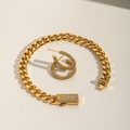 Pulsera Gruesa Broche Microcircones