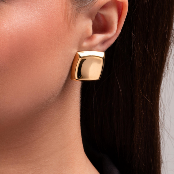 Arete Cuadrado Liso