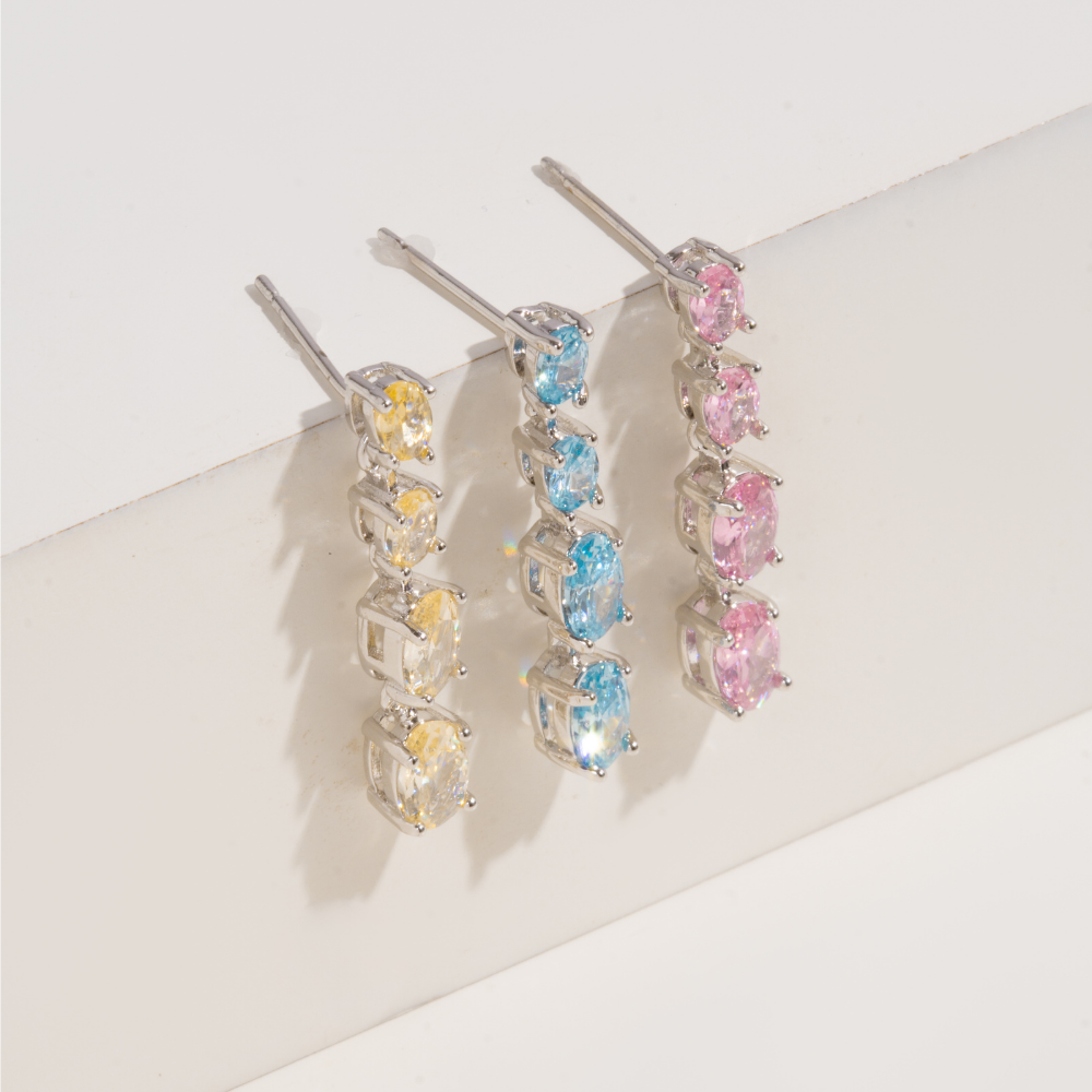 Arete Cristal Pasteles