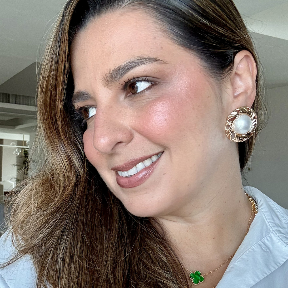 Arete Enrejado Perla