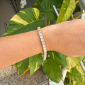 Pulsera Riviera Gruesa Cuadrada