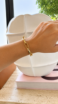 Pulsera Paper Clip Gruesa