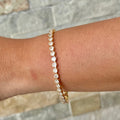 Pulsera tejido circón