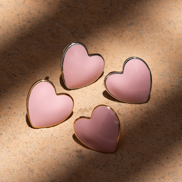 Topo Corazon Esmaltado Pastel
