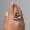 Anillos Chunky tres Esferas