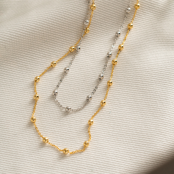 Choker tejido Bolita