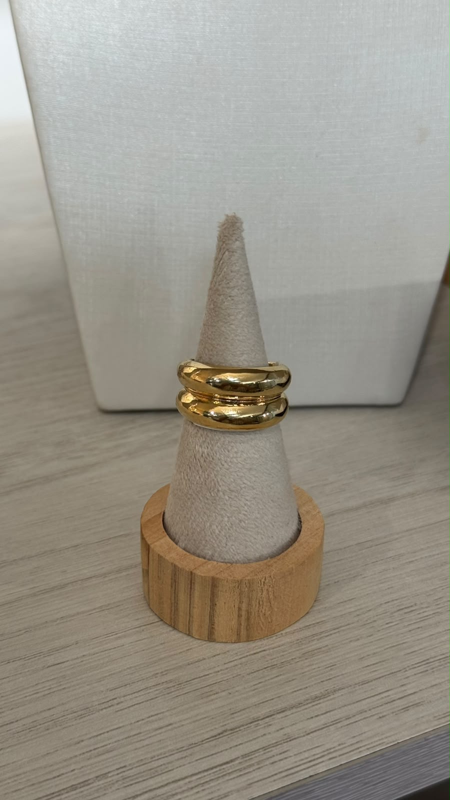Anillo Grueso Doble Linea
