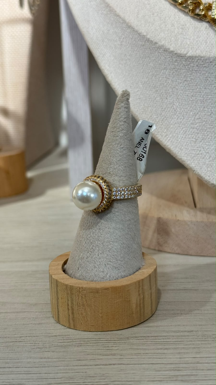 Anillo Microcircones Perla