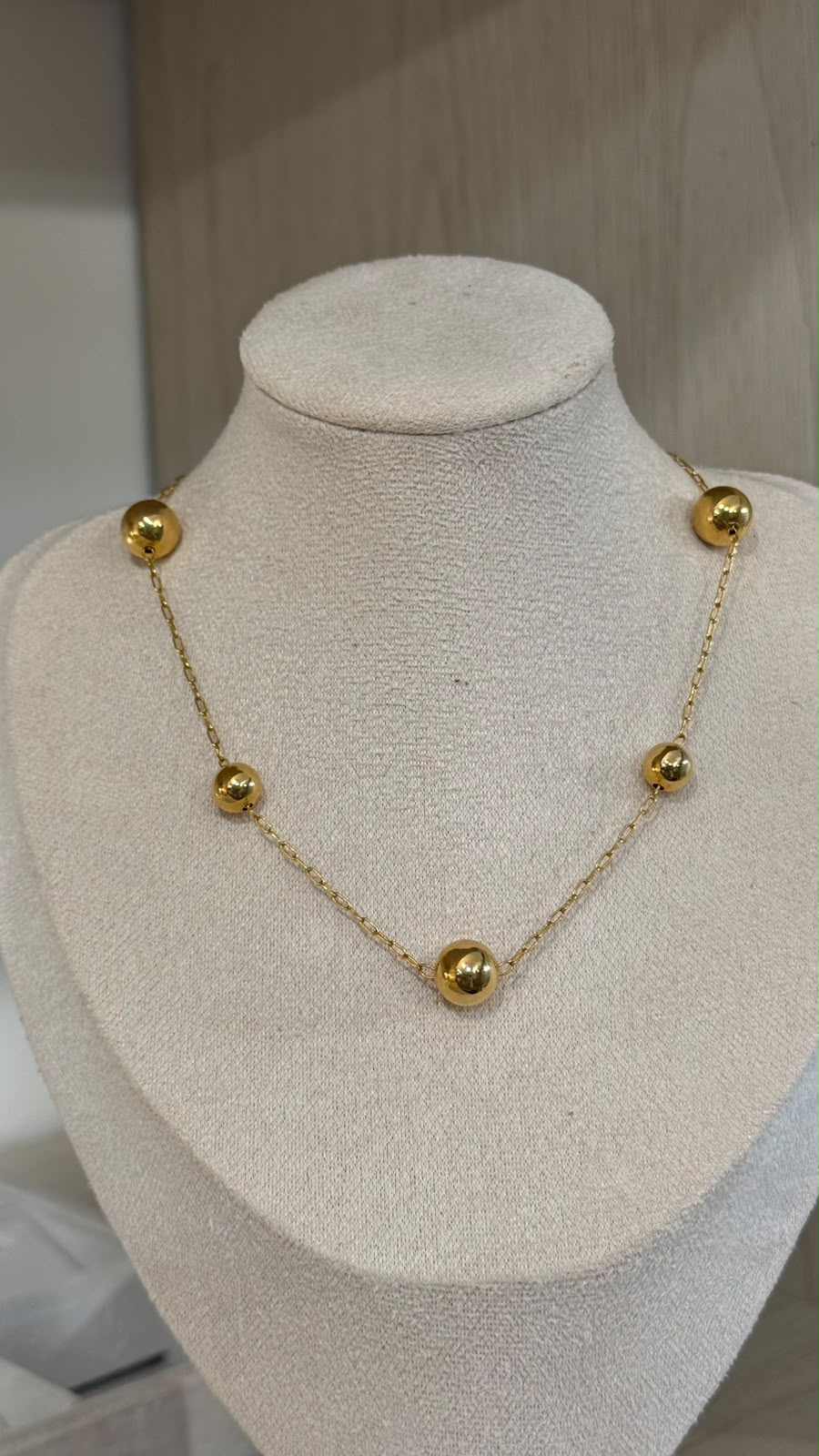 Choker Tejido Bolitas